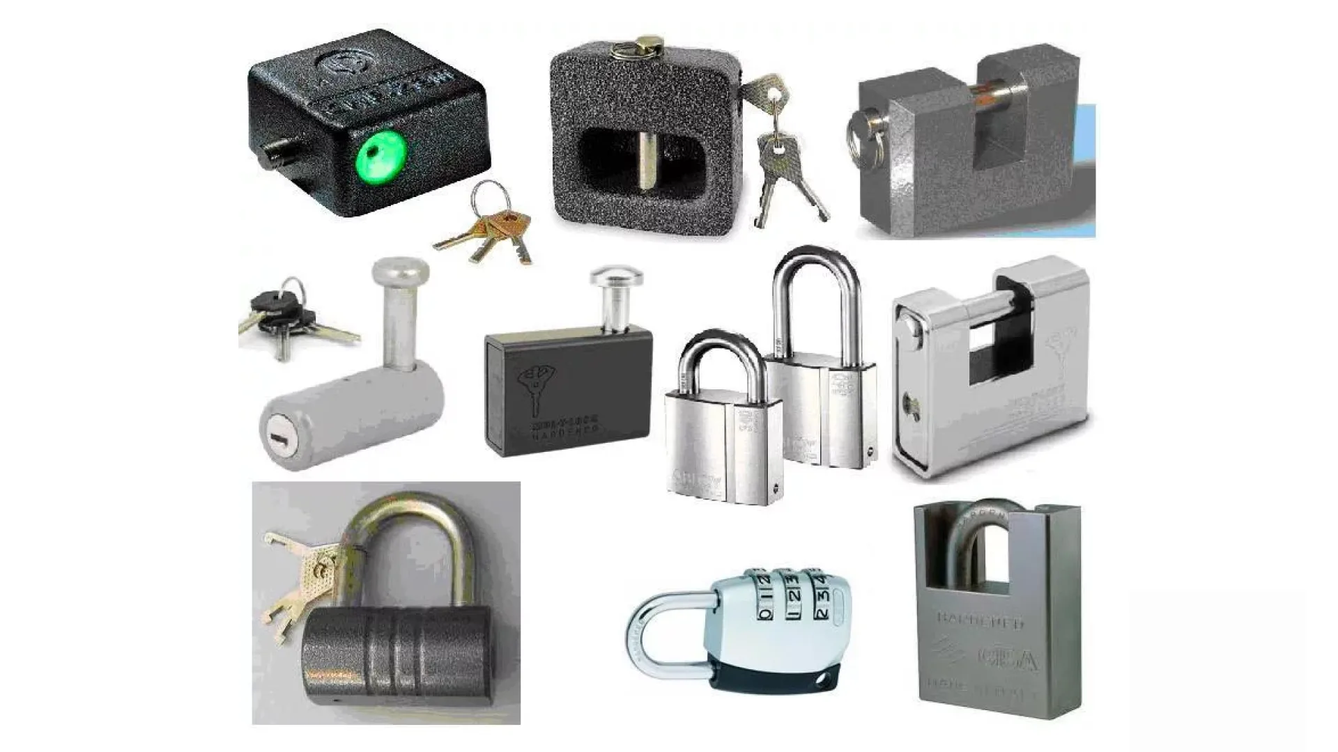 Замок дверной САМ-мини 8 врезной сувальдный цинк