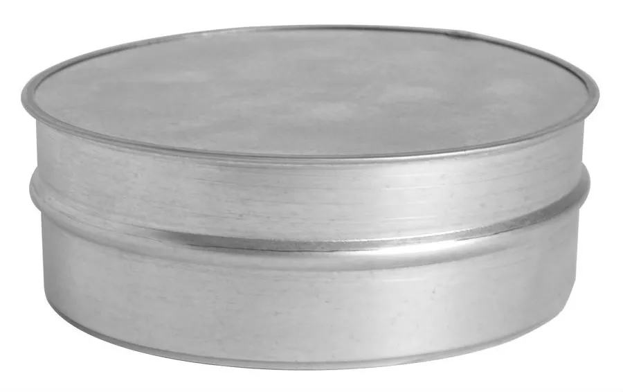 Заглушка вентиляционная 900х0.9 мм 0.5 м круглая оцинкованная сталь