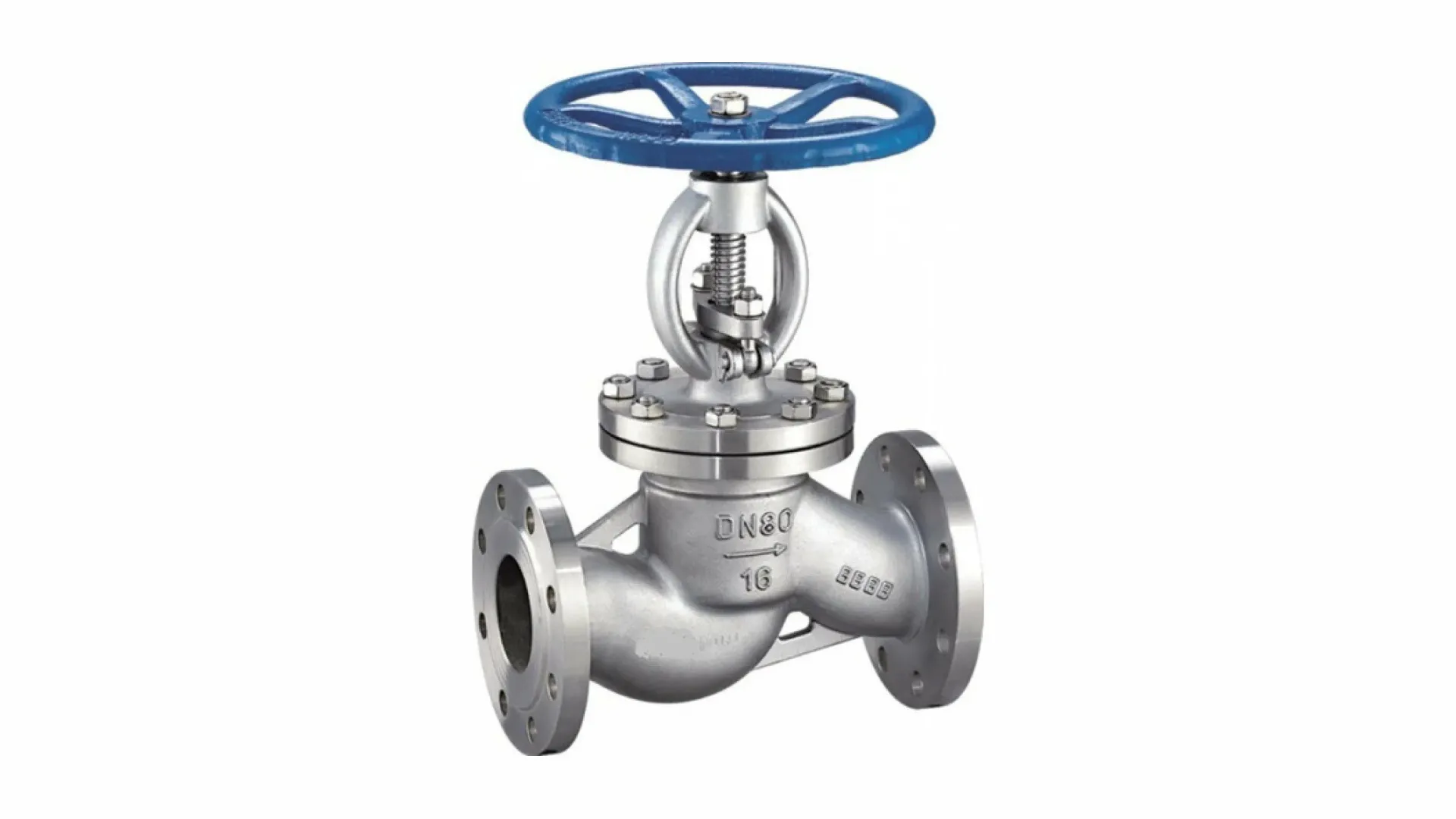 Вентиль нержавеющий 50 мм 15нж58бк запорный Ру16 фланцевый