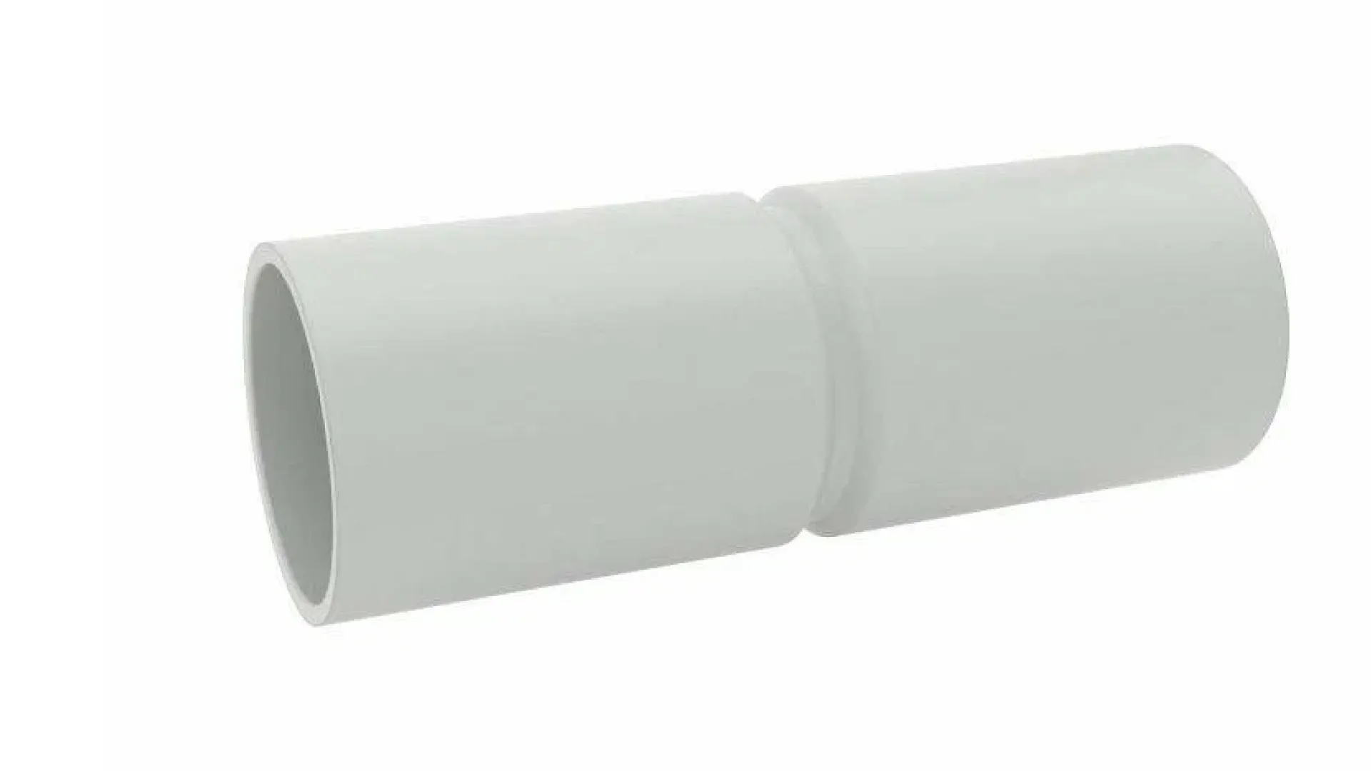 Трубы соединительные  1 м  90 мм стальная с полимерным покрытием RAL 9003 сигнальный белый